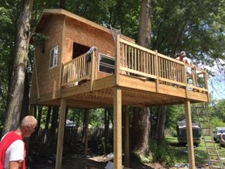 Tree House Progress 13