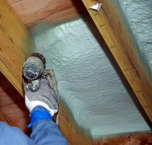 Open-cell spray foam