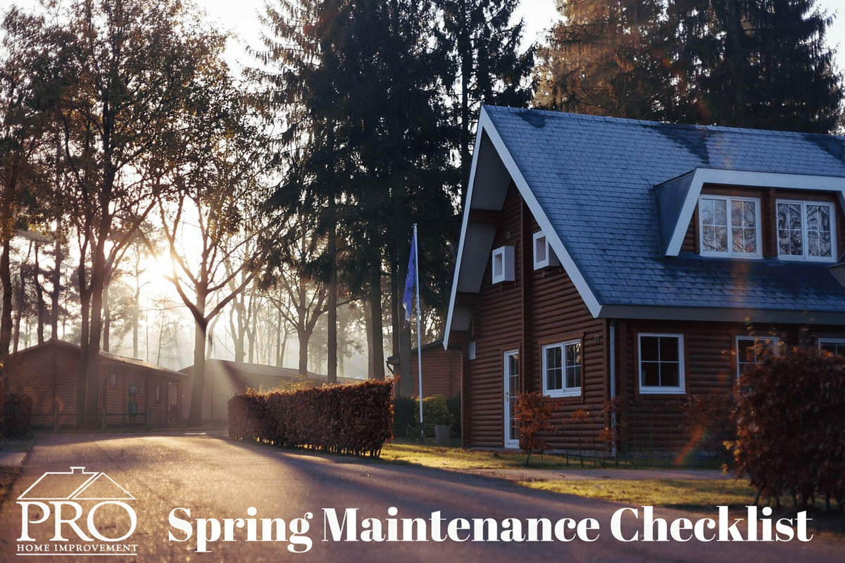 Spring Maintenance Checklist