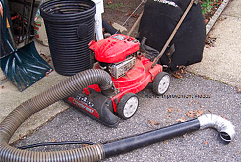 Modified lawnmower