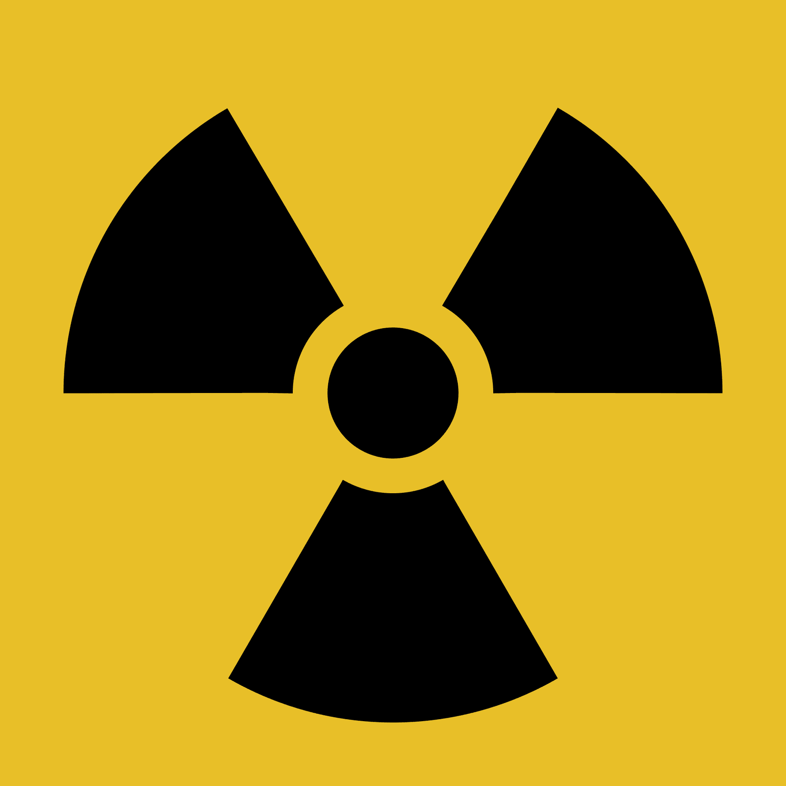 Radiation warning symbol