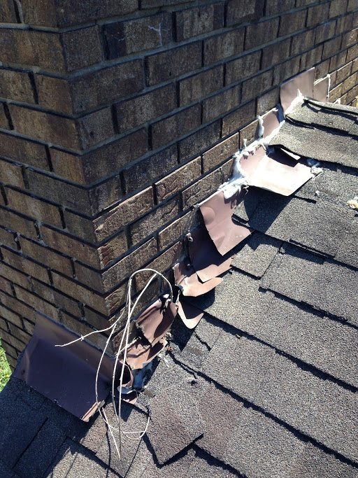 bad roof flashing