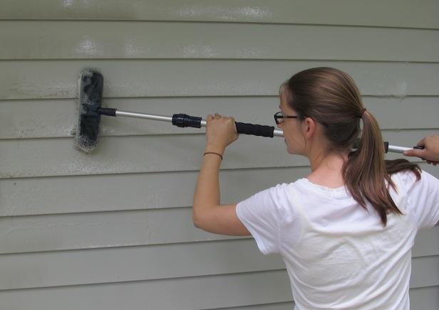Tough siding stains