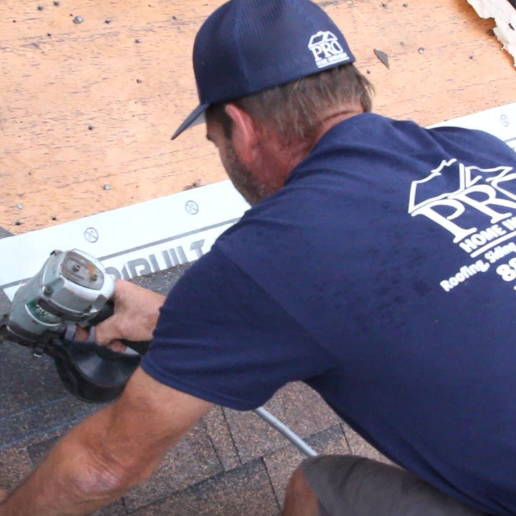 Shingle installation