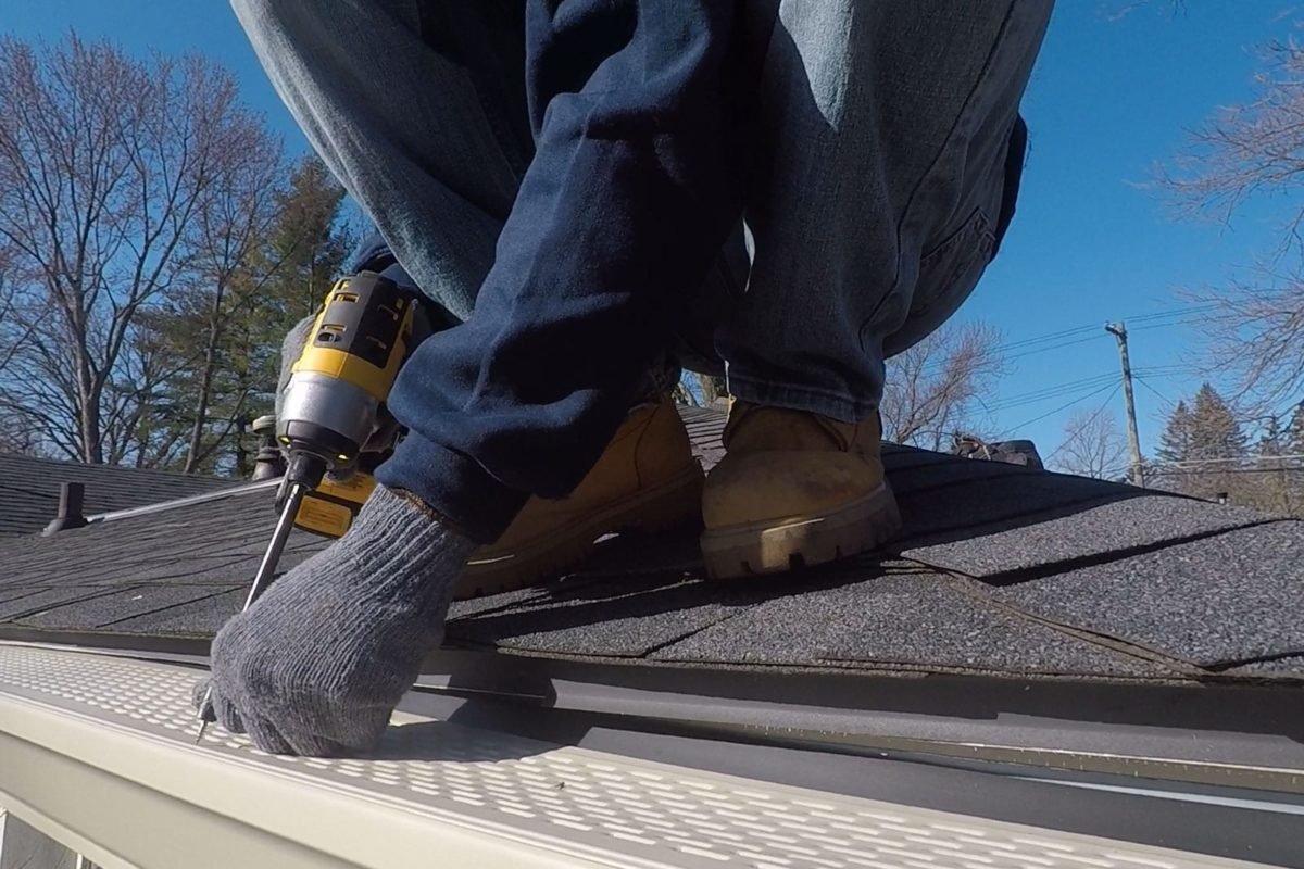 Gutter guard installation