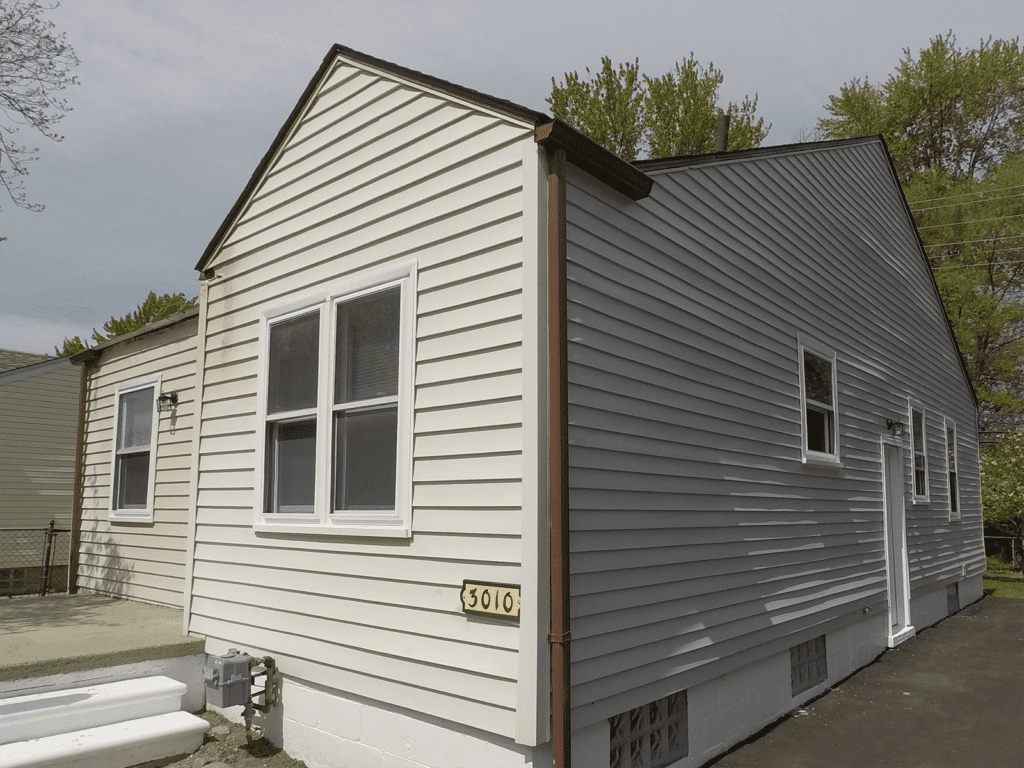 Royal Oak Gutters, Siding, Windows Front Before Install