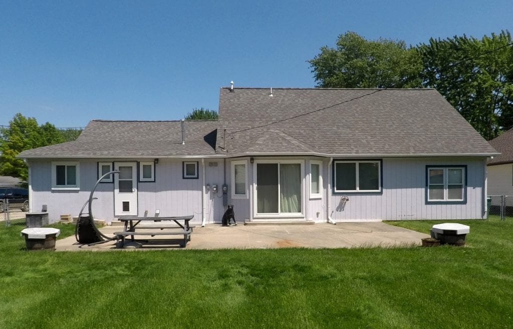 Harrison Township Windows, Siding, and Gutters Back Before Install