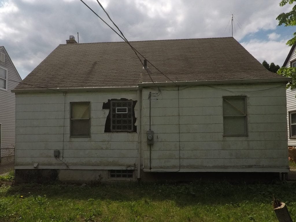 Detroit Windows, Roofing, Siding, and Gutters Back Before Install
