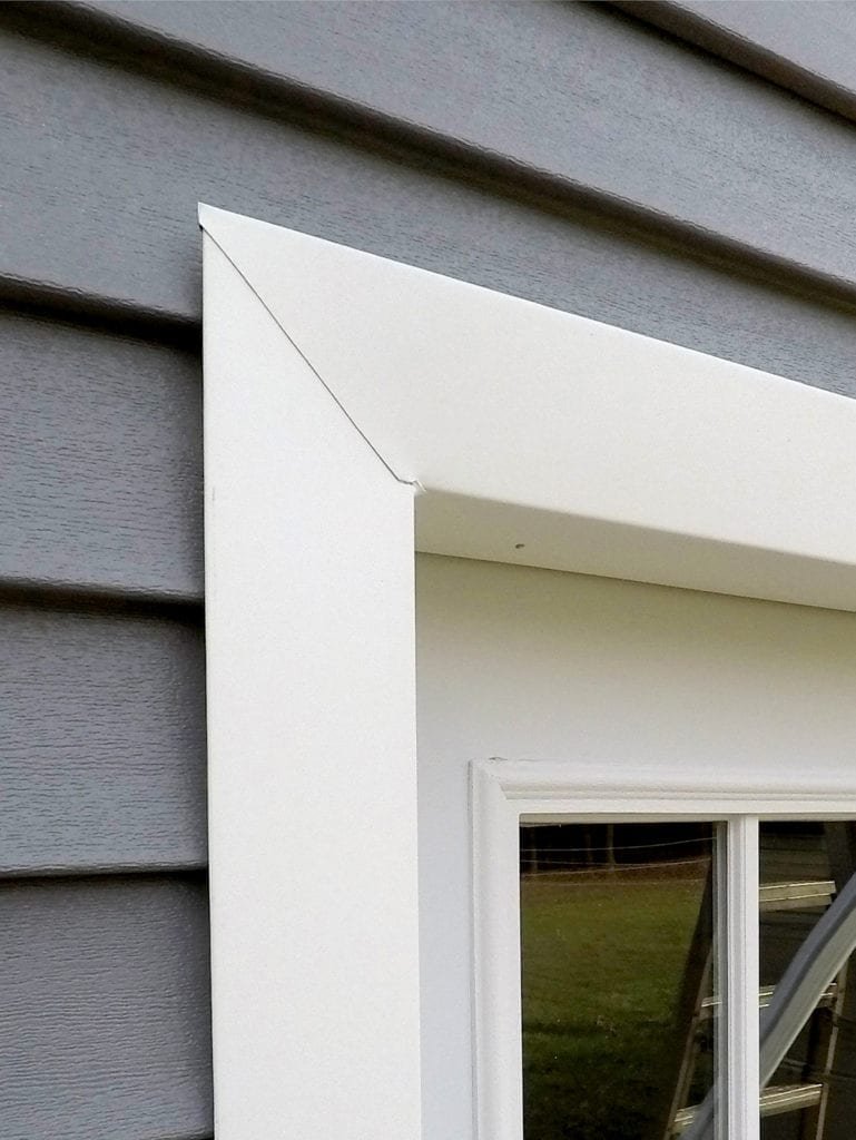 Metamora Siding and Gutters Door Frame After Install