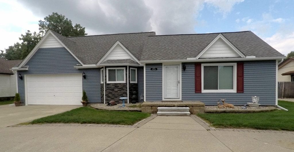 Harrison Township Windows, Siding, and Gutters Front After Install