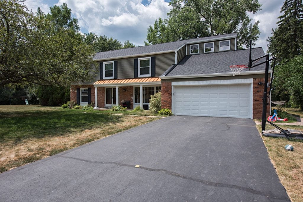 Bloomfield Hills Roofing, Siding, Gutters, Insulation, and Windows Front After Install