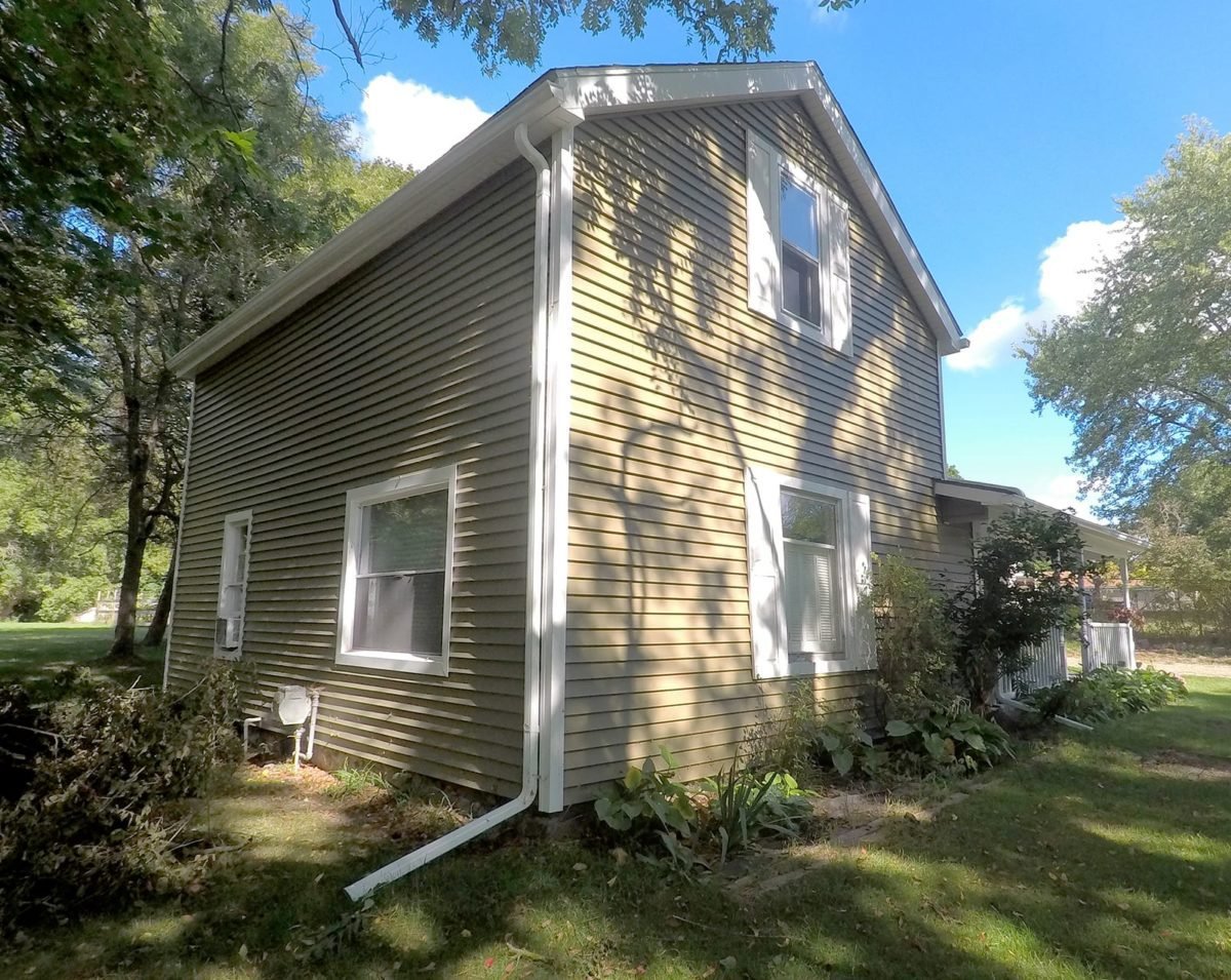 Pickney Gutters and Siding Front Left After Install