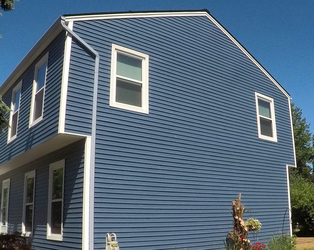 West Bloomfield Siding, Windows, and Gutters Front Right After Install