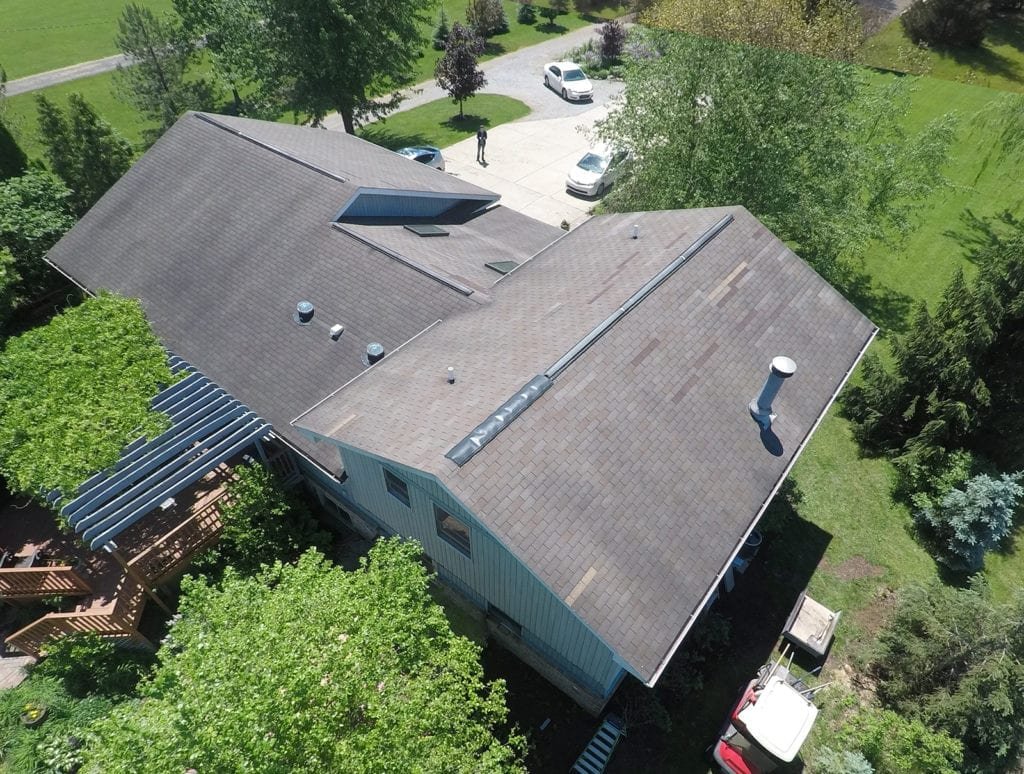 Monroe windows, siding, roofing, and gutters Roof Back Before Install