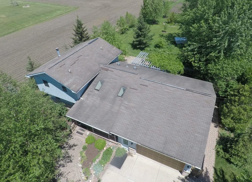 Monroe windows, siding, roofing, and gutters Roof Front Before Install