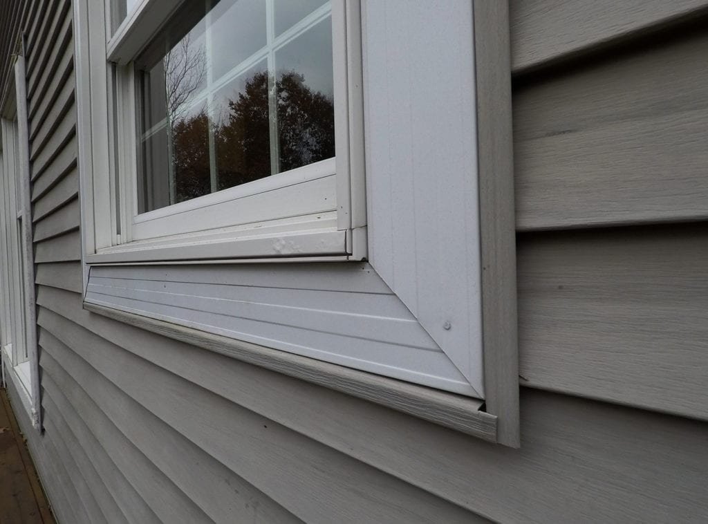 Metamora Siding and Gutters Window Frame Before Install