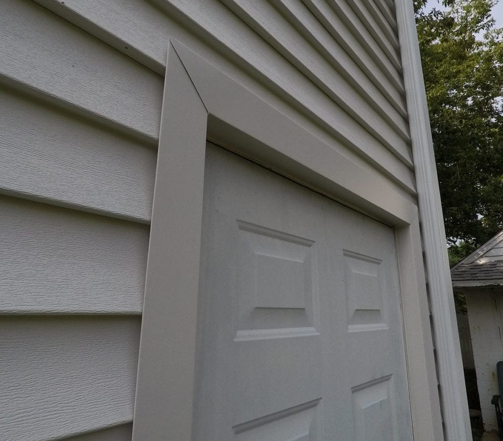 Adrian Roofing, Siding, and Gutters Door Frames After Install