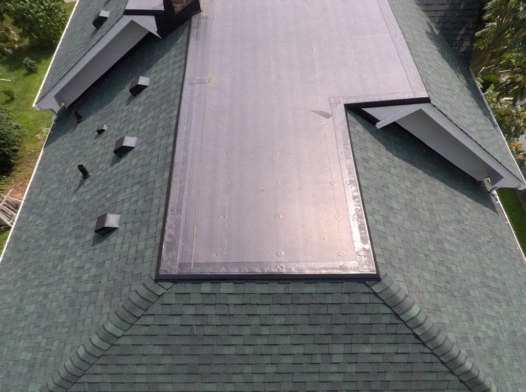Adrian Roofing, Siding, and Gutters Roof Back After Install