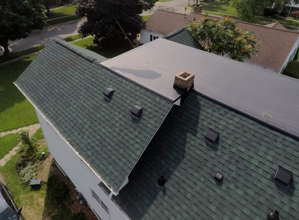 Adrian Roofing, Siding, and Gutters Roof Right After Install