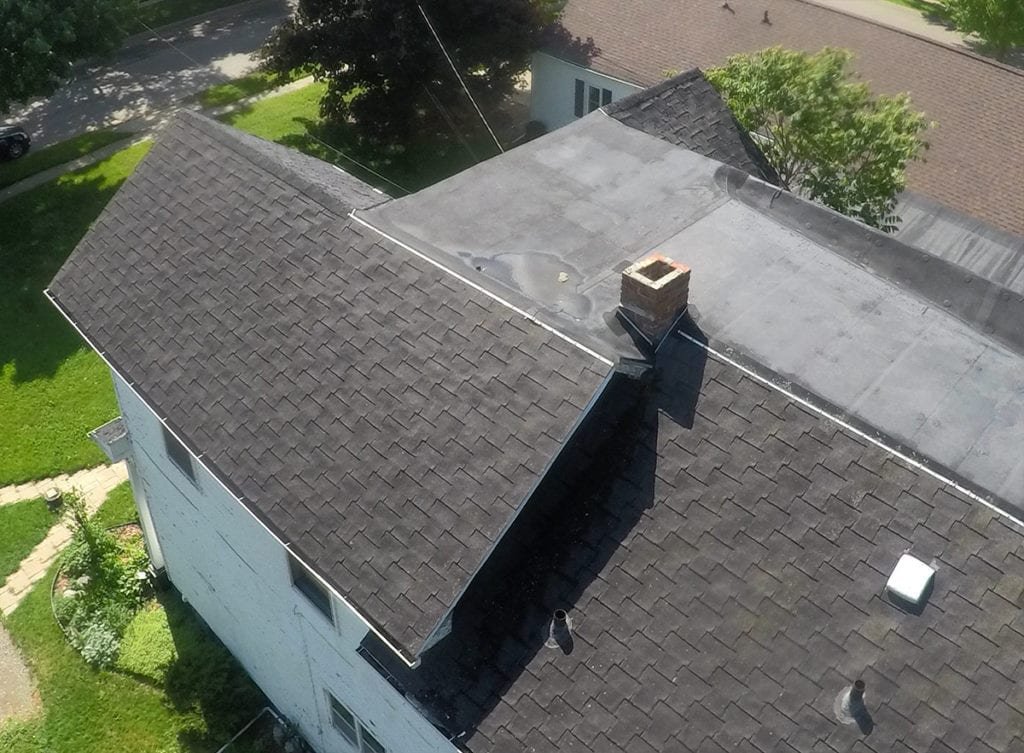 Adrian Roofing, Siding, and Gutters Roof Right Before Install
