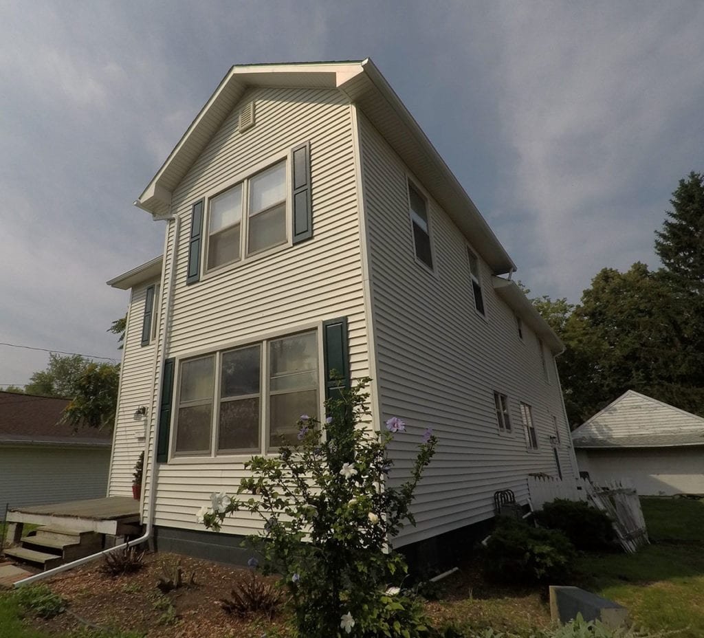 Adrian Roofing, Siding, and Gutters Front Right AfterInstall
