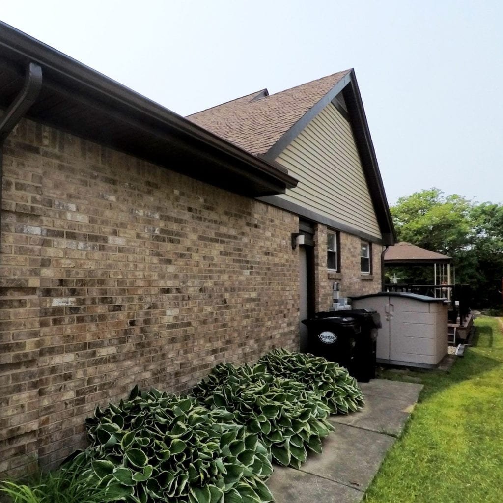 Woodhaven siding and gutter replacement - Right After Install