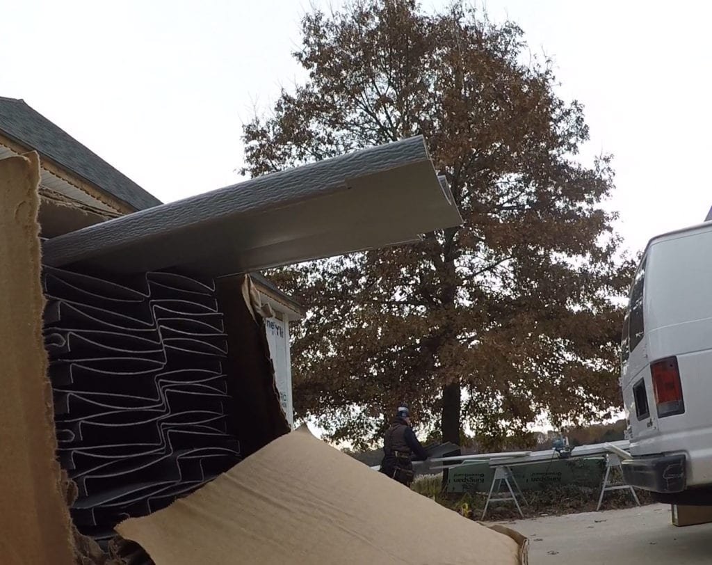 siding material delivery