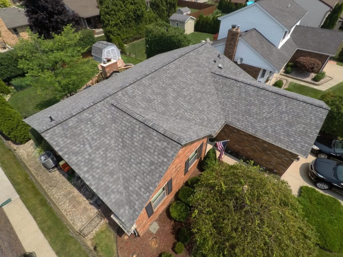 Macomb roofing replacement - Left After Install