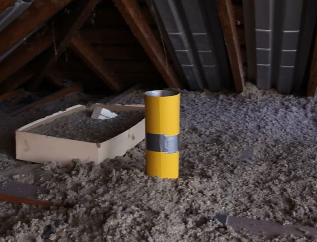 Attic insulation prep