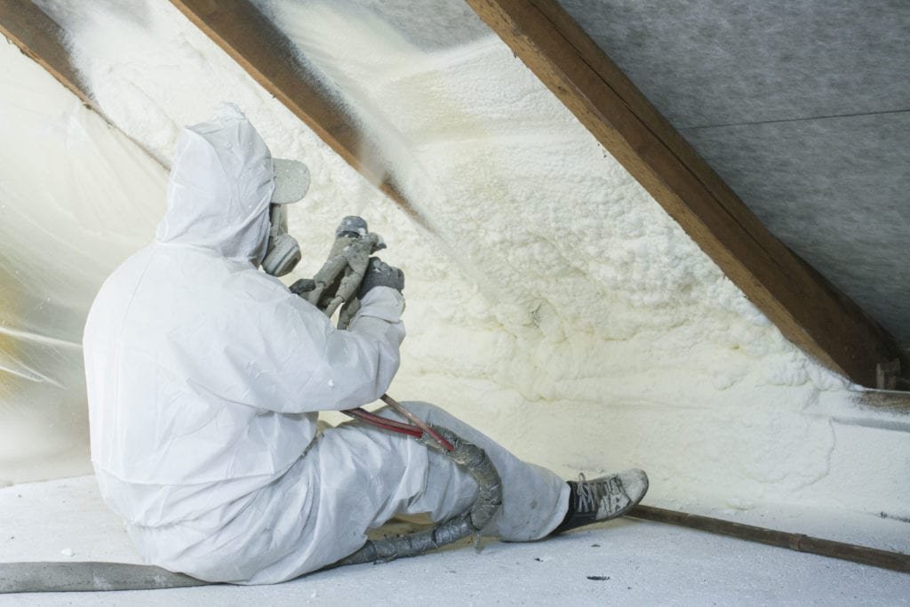 Closed cell spray foam
