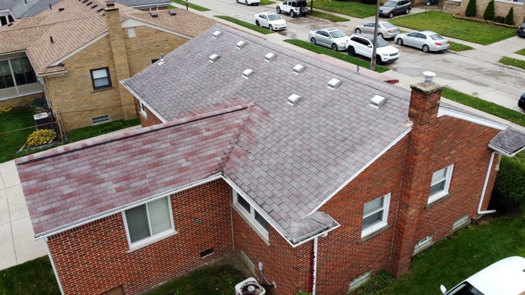 Oak Park Roof Replacement - Back Left Before