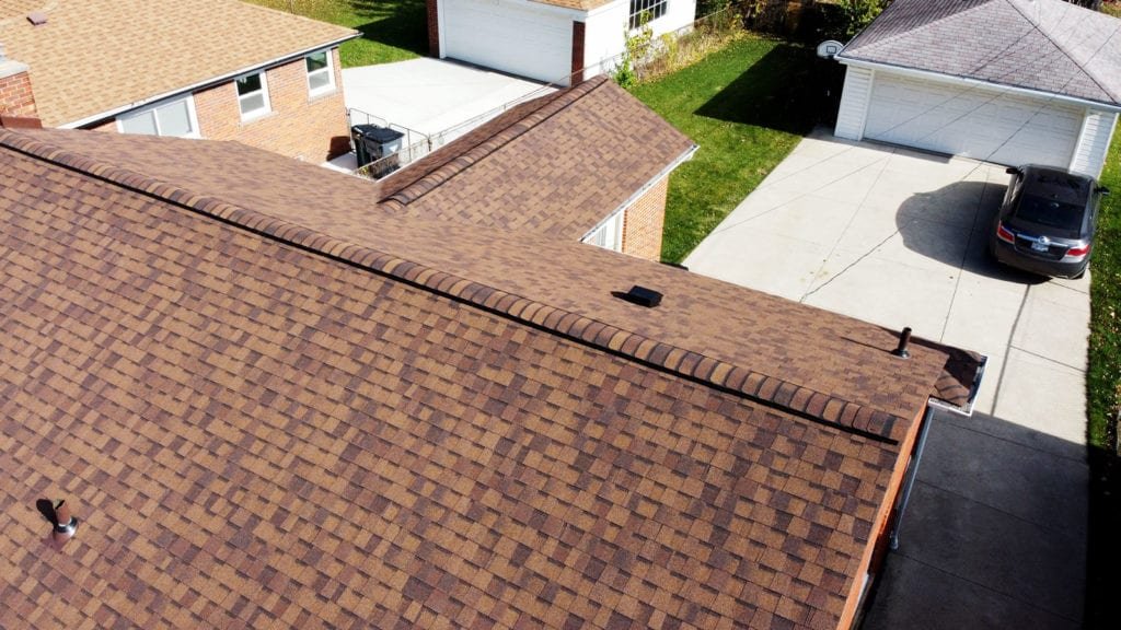 Oak Park Roof Replacement - Back Right After