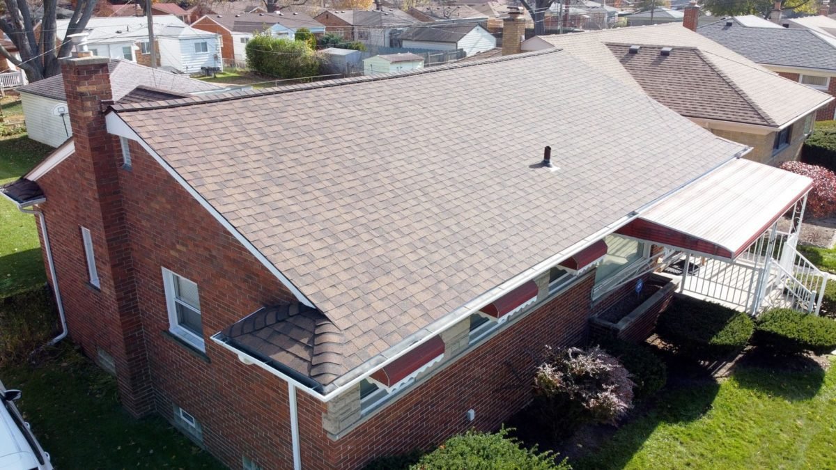 Oak Park Roof Replacement - Front Left After