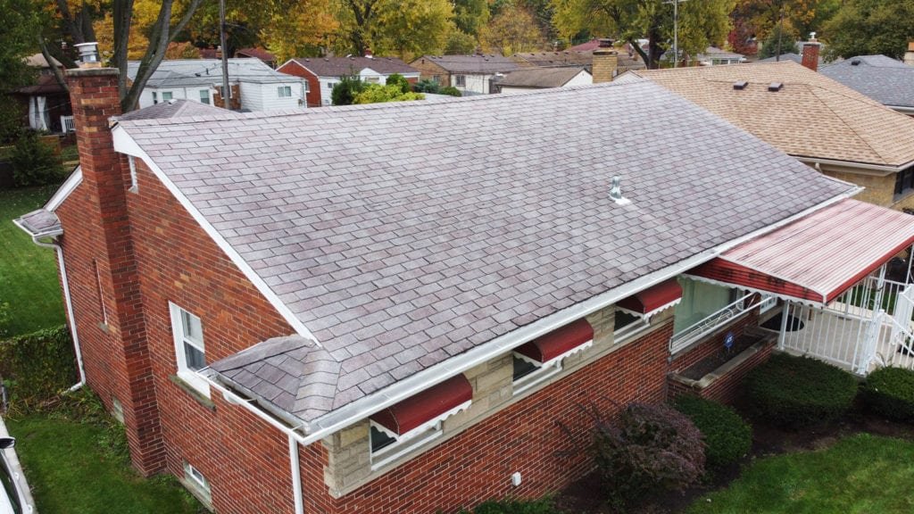 Oak Park Roof Replacement - Front Left Before