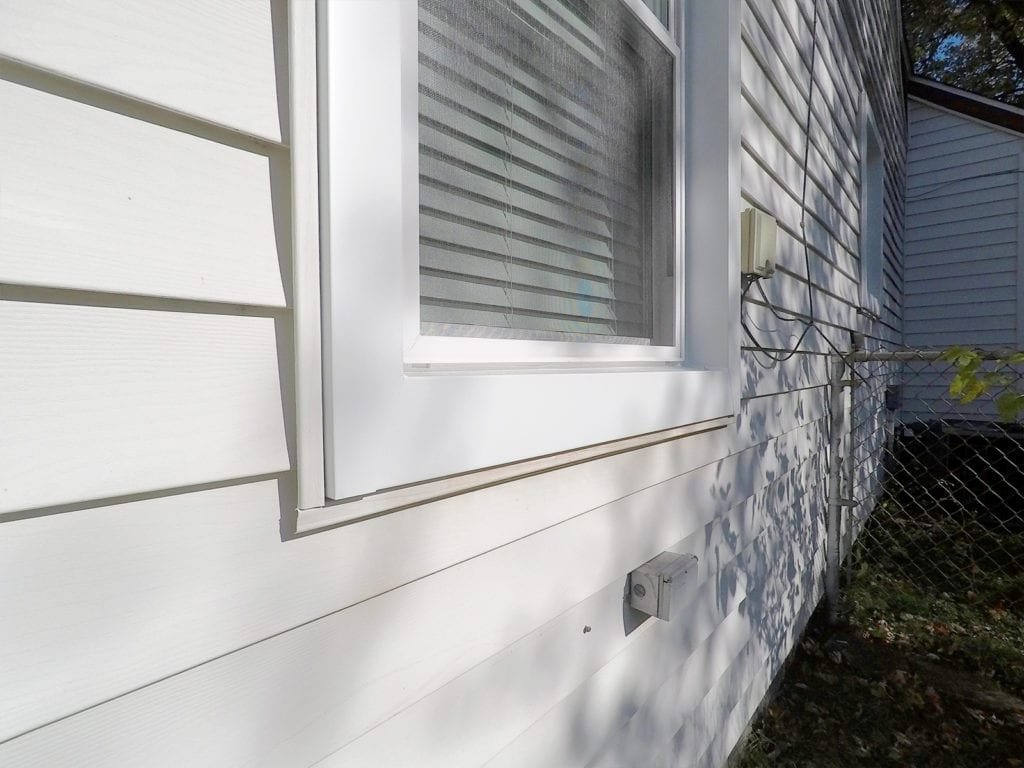 Eastpointe window replacement - right trim after