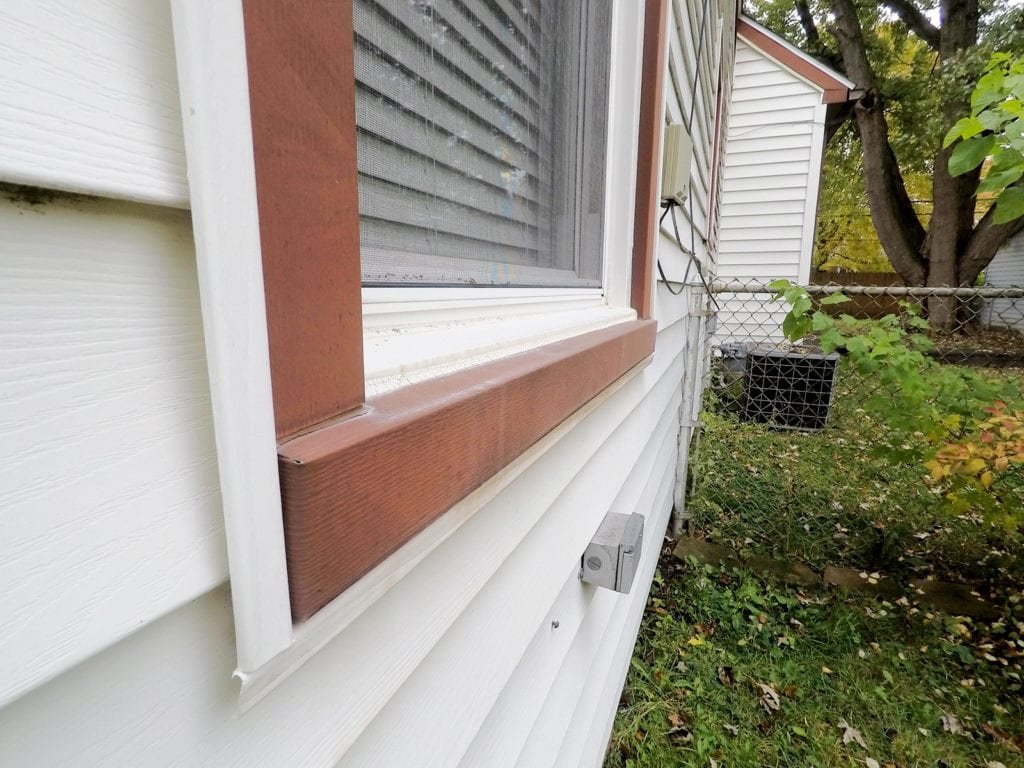 Eastpointe window replacement - right trim before