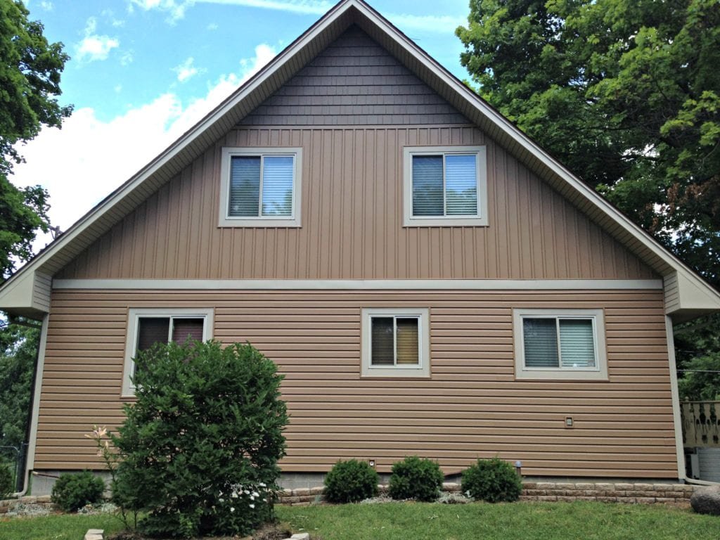 Vertical Vinyl Siding Replacement After