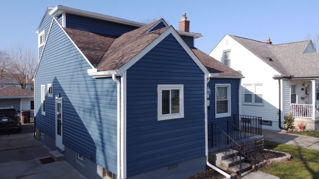 Wayne Siding and Gutters - Front Left After
