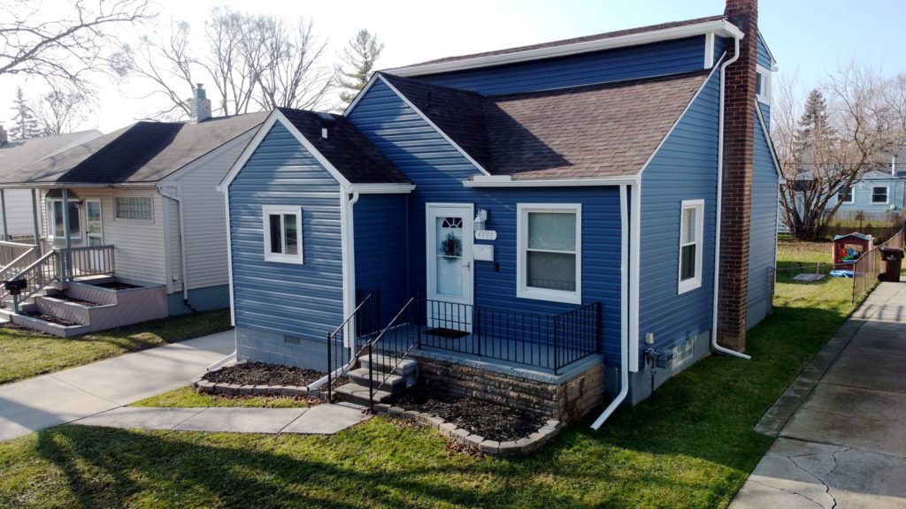 Wayne Siding and Gutters - Front Right After
