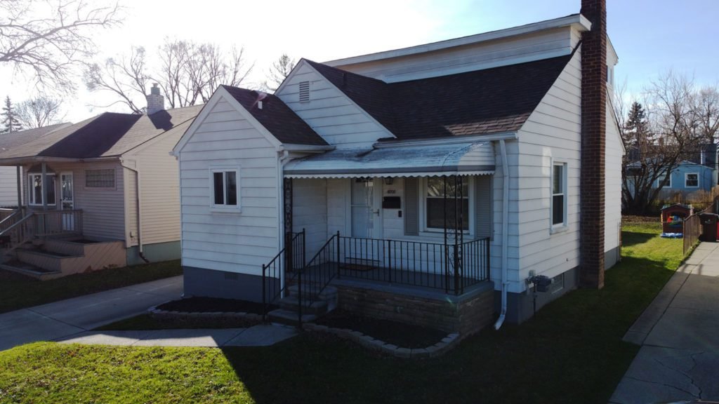Wayne Siding and Gutters - Front Right Before