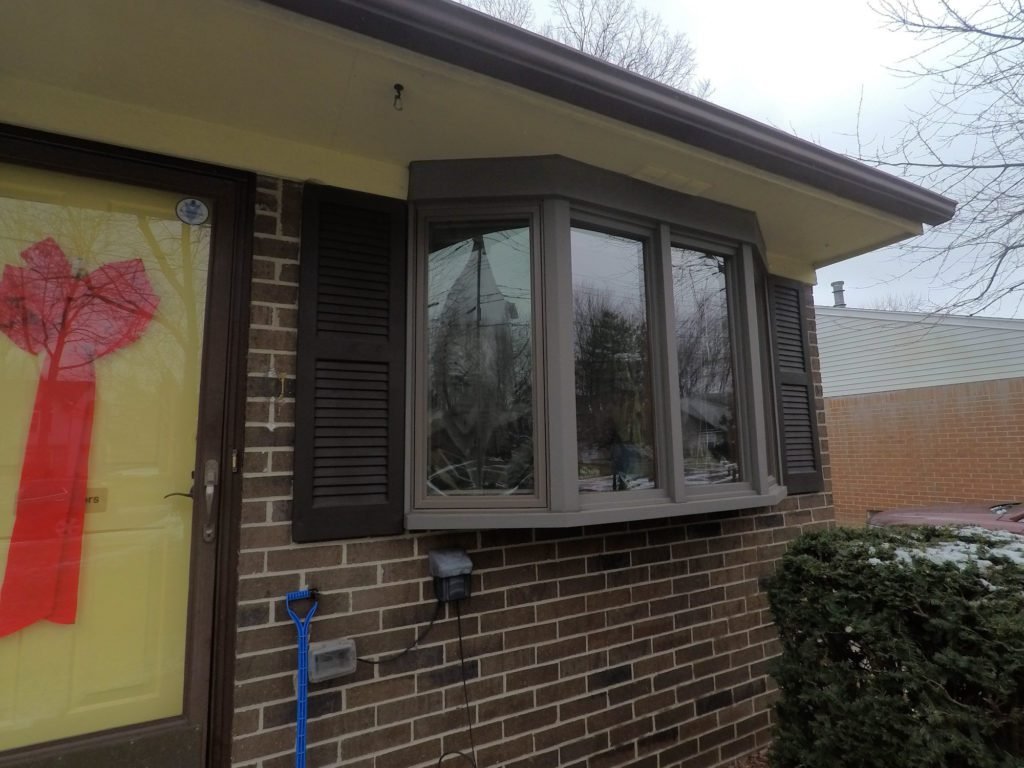 Westland Siding Replacement - Front Soffit Before