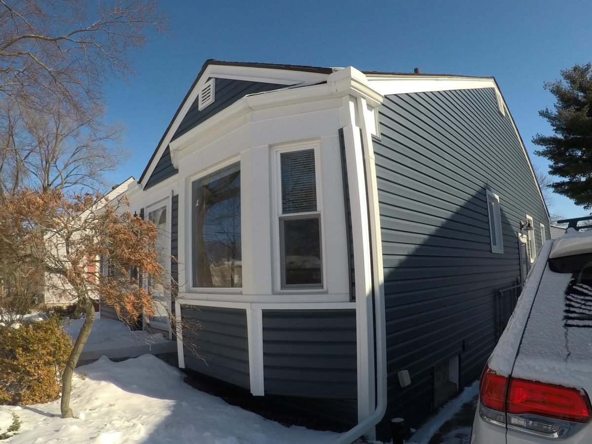 Dearborn Siding & Gutter Replacement - Front Right After