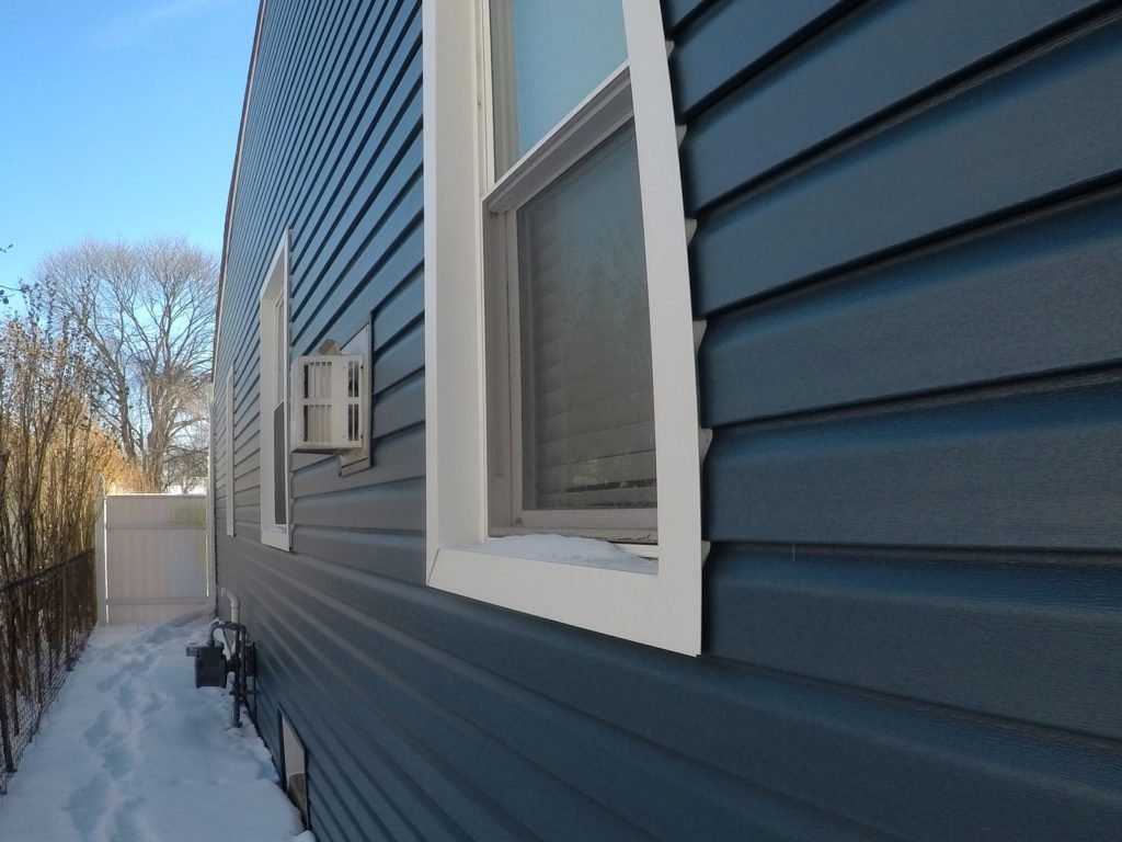 Dearborn Siding & Gutter Replacement - Left Side After