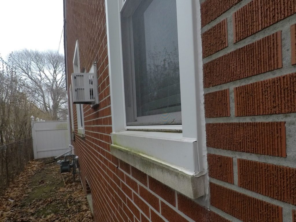 Dearborn Siding & Gutter Replacement - Left Side Before