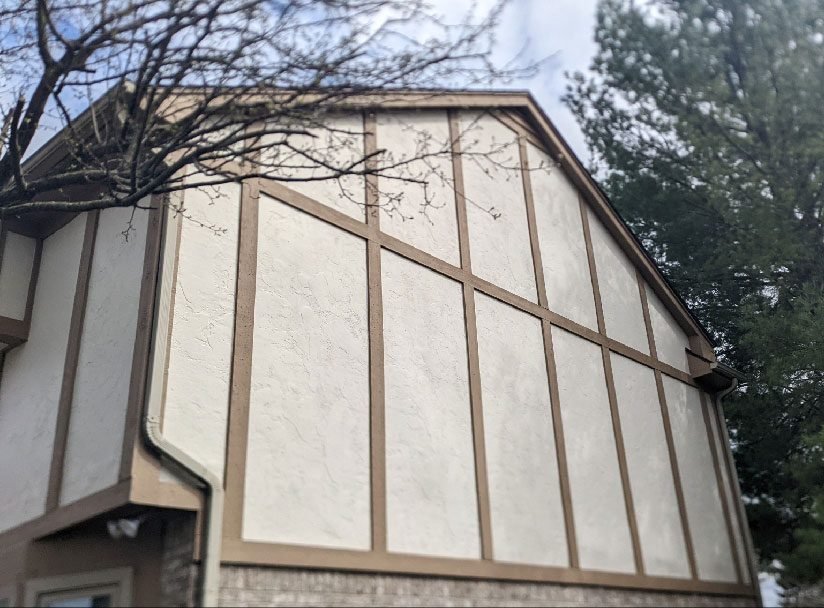 Livonia Siding & Gutters Replacement Back Side Before