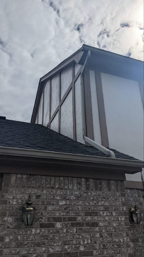 Livonia Siding & Gutters Replacement Back Gutters Before