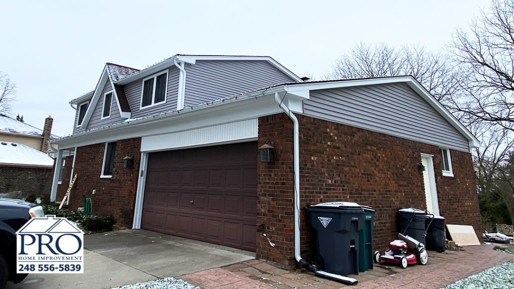Troy Siding & Gutters Replacement - Front Right After